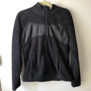 Black fleece jacket